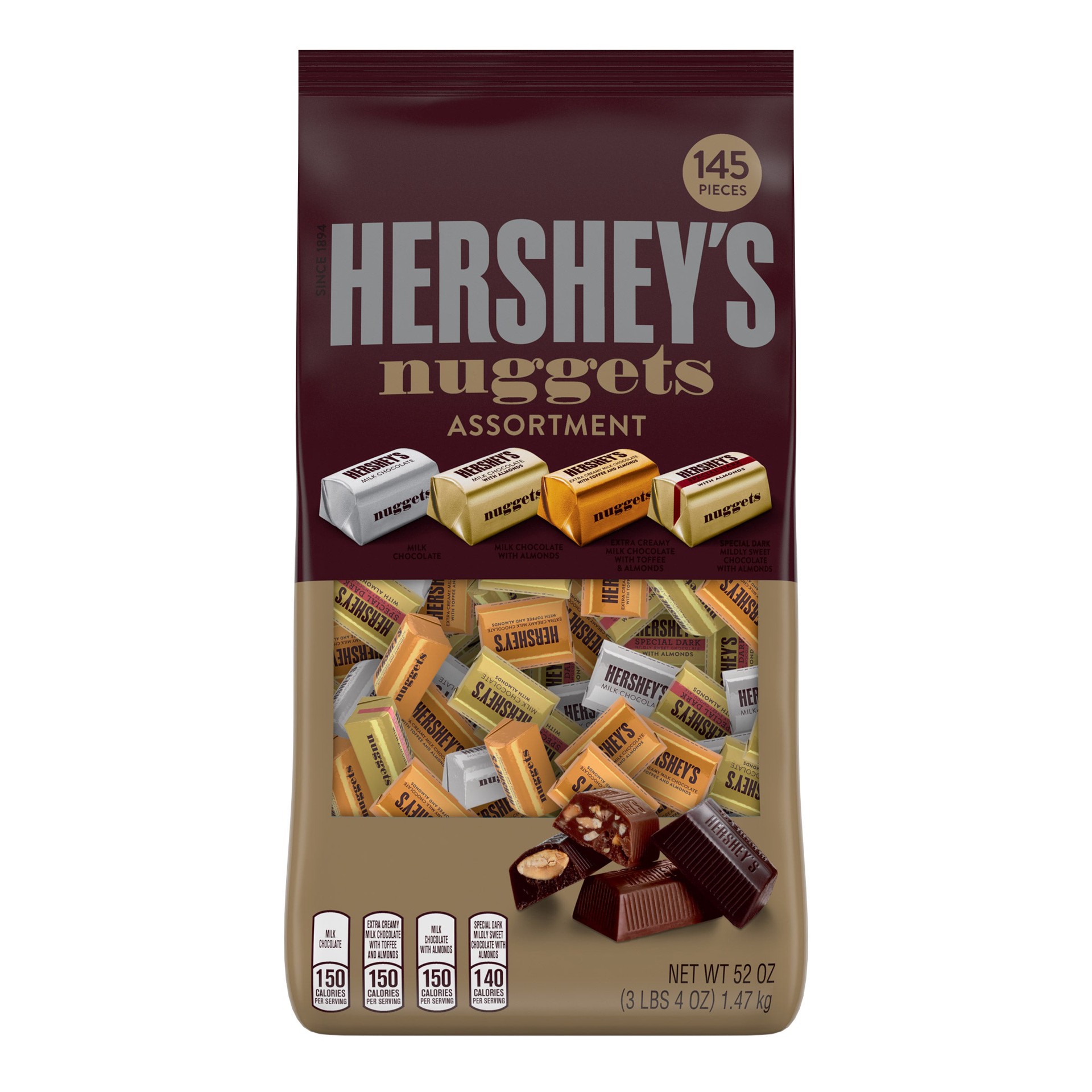 slide 1 of 1, Hershey's Nuggets Assortment, Variety Pack, 145 count, 