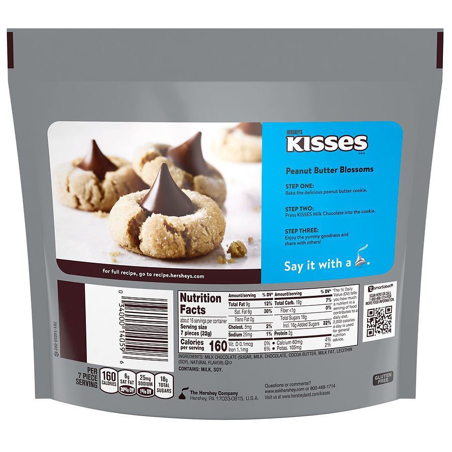 slide 4 of 5, Hershey's Chocolate Candy, Milk Chocolate, 17.9 oz