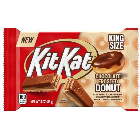 slide 1 of 1, Kit Kat Frosted Chocolate Donut King Size, 24 ct