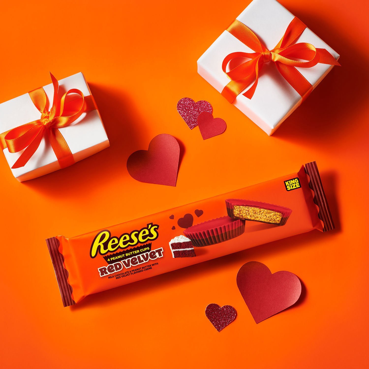 slide 3 of 7, Reese's, King Size Red Velvet Peanut Butter Cups- 2.8 oz, 2.8 oz