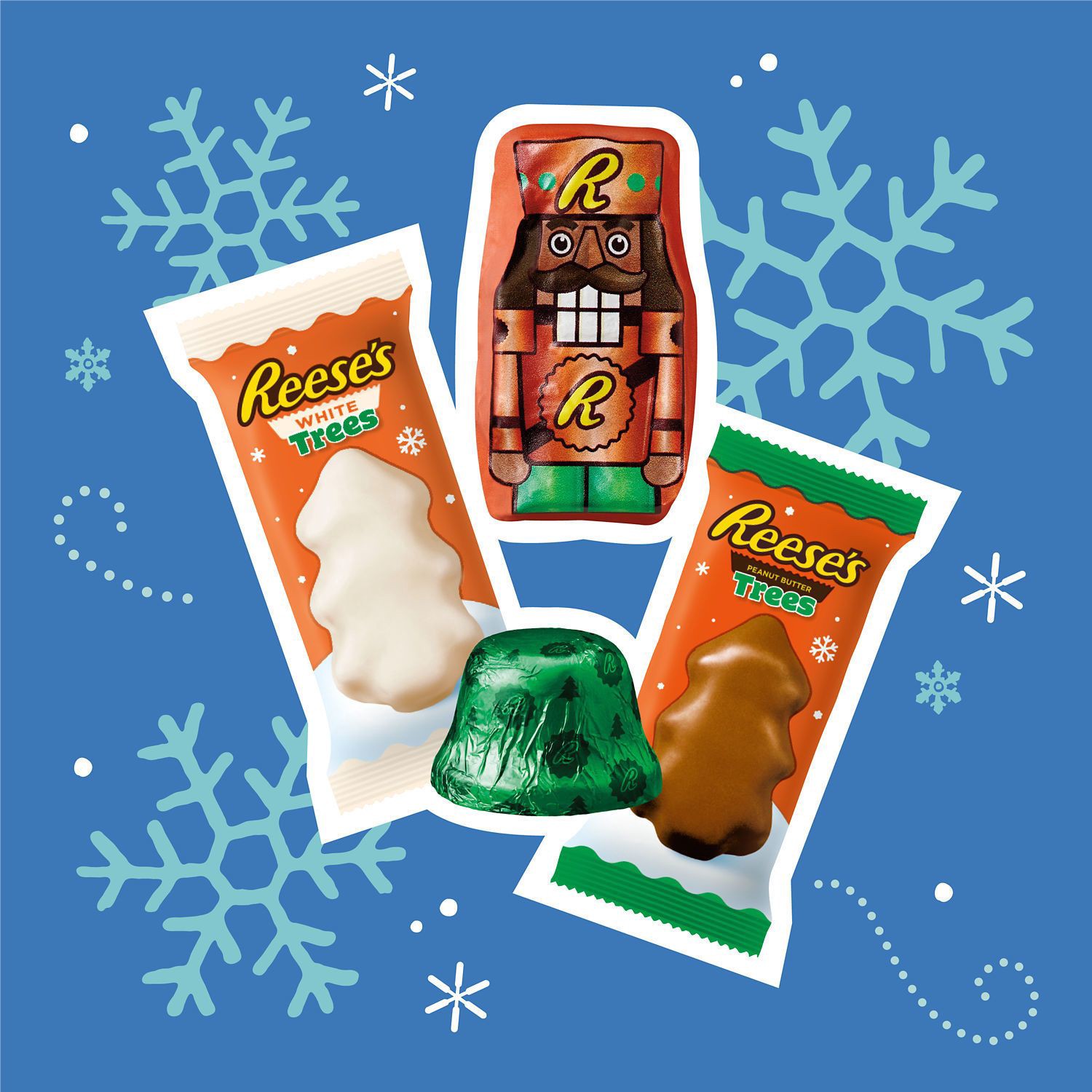 slide 3 of 7, Reese's, Assorted Holiday Shapes, 35 Oz, 31.94 oz
