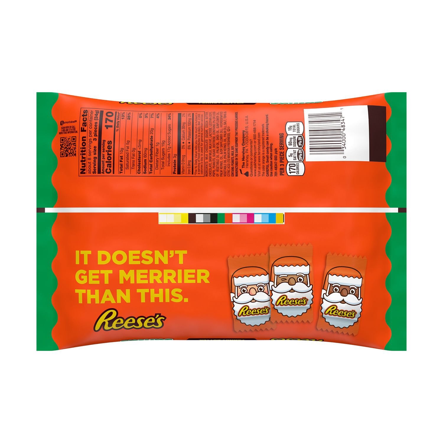 slide 2 of 8, Reese's, Peanut Butter Santa, 9.1 Oz, 9.1 oz