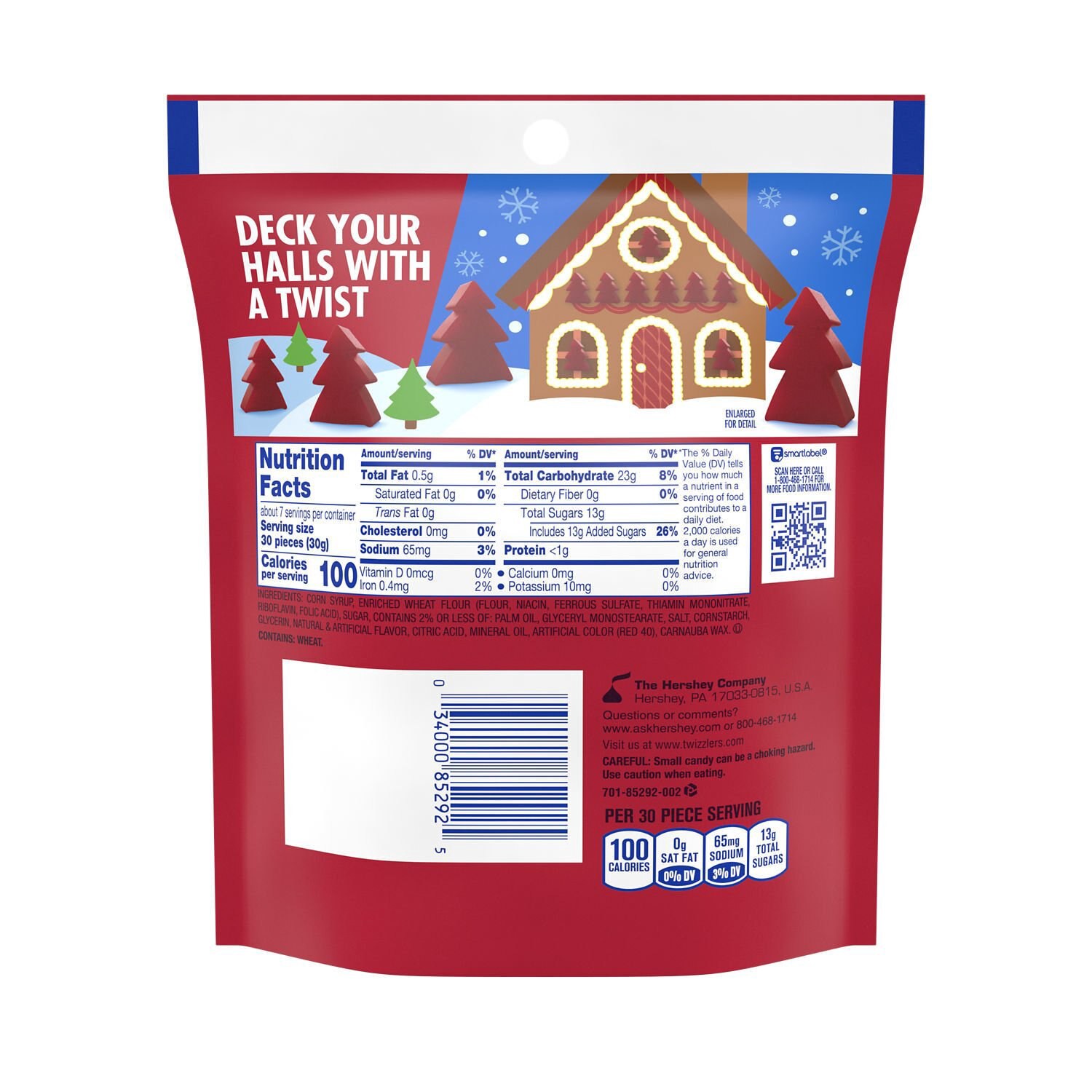 slide 6 of 8, Twizzlers, Cherry Christmas Trees, 7.1 Oz, 7.1 oz