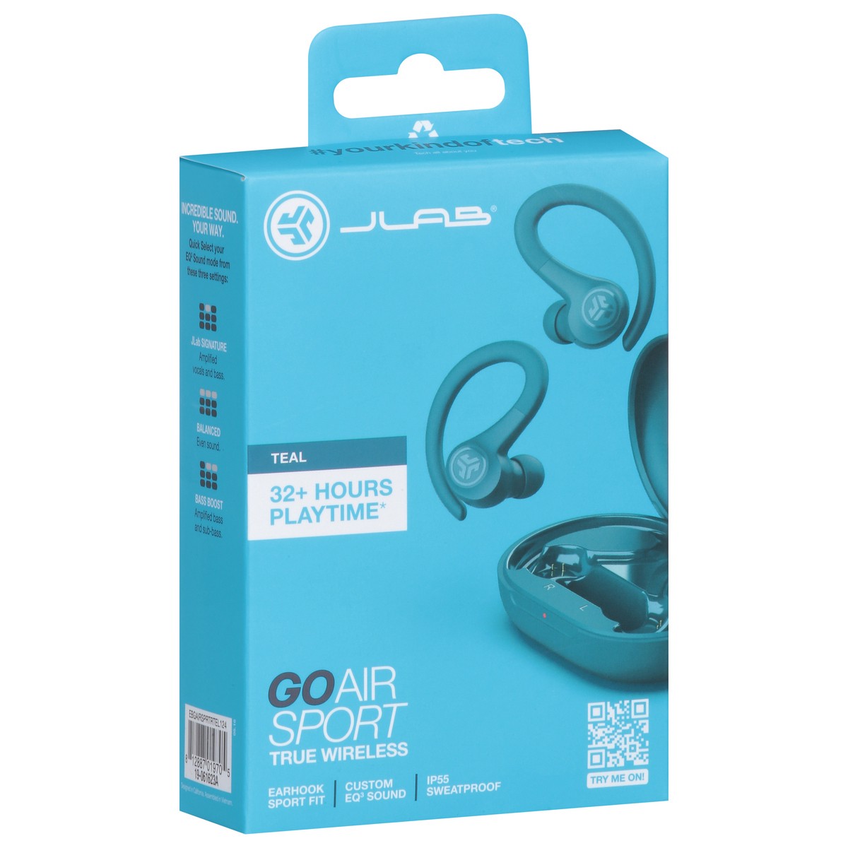 slide 2 of 13, JLab Teal Go Air Sport True Wireless Earbuds 1 ea, 1 ct