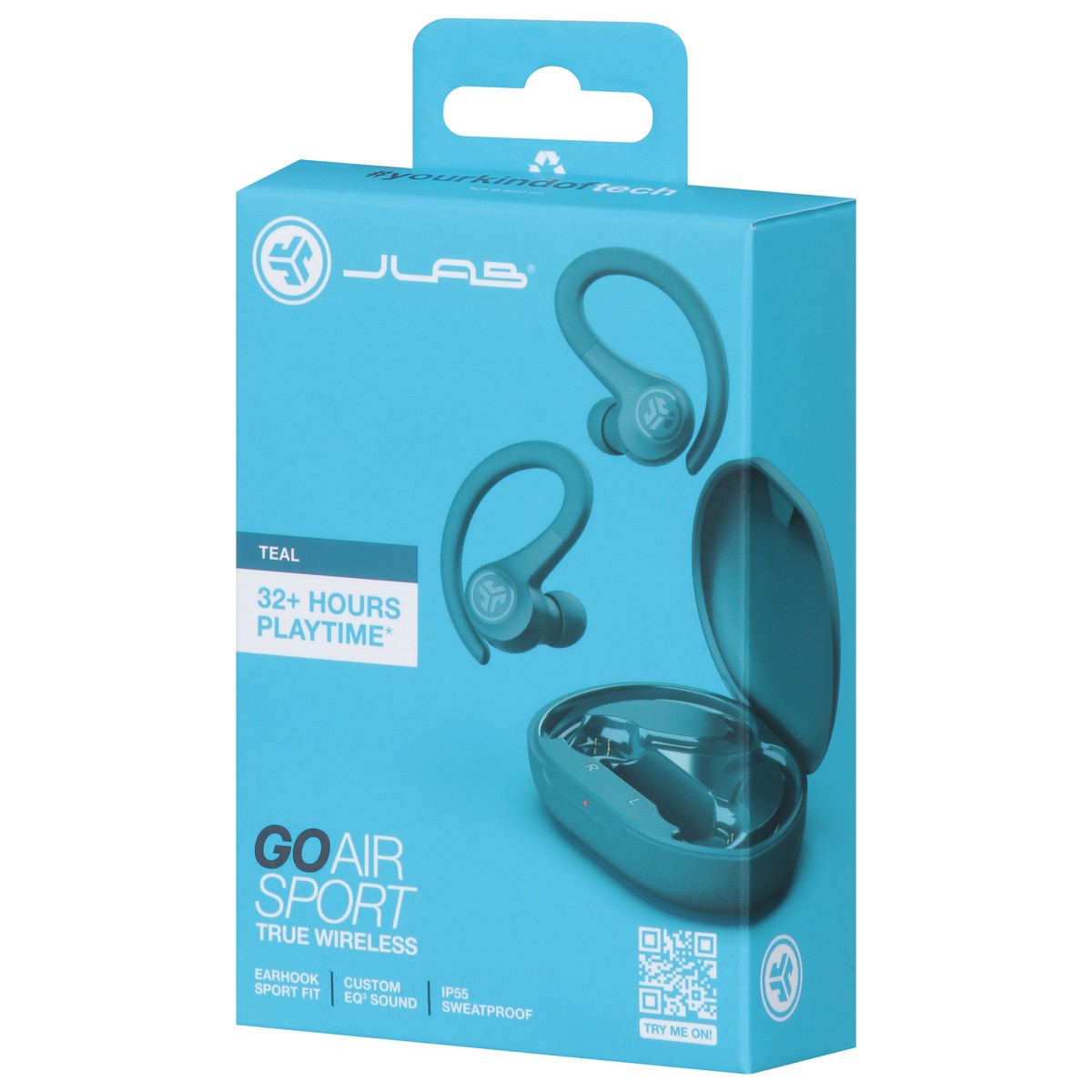 slide 8 of 13, JLab Teal Go Air Sport True Wireless Earbuds 1 ea, 1 ct