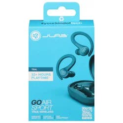 JLab Teal Go Air Sport True Wireless Earbuds - 1 ea
