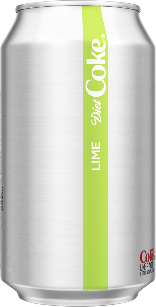 slide 4 of 12, Diet Coke with Lime Can, 12 fl oz, 12 oz