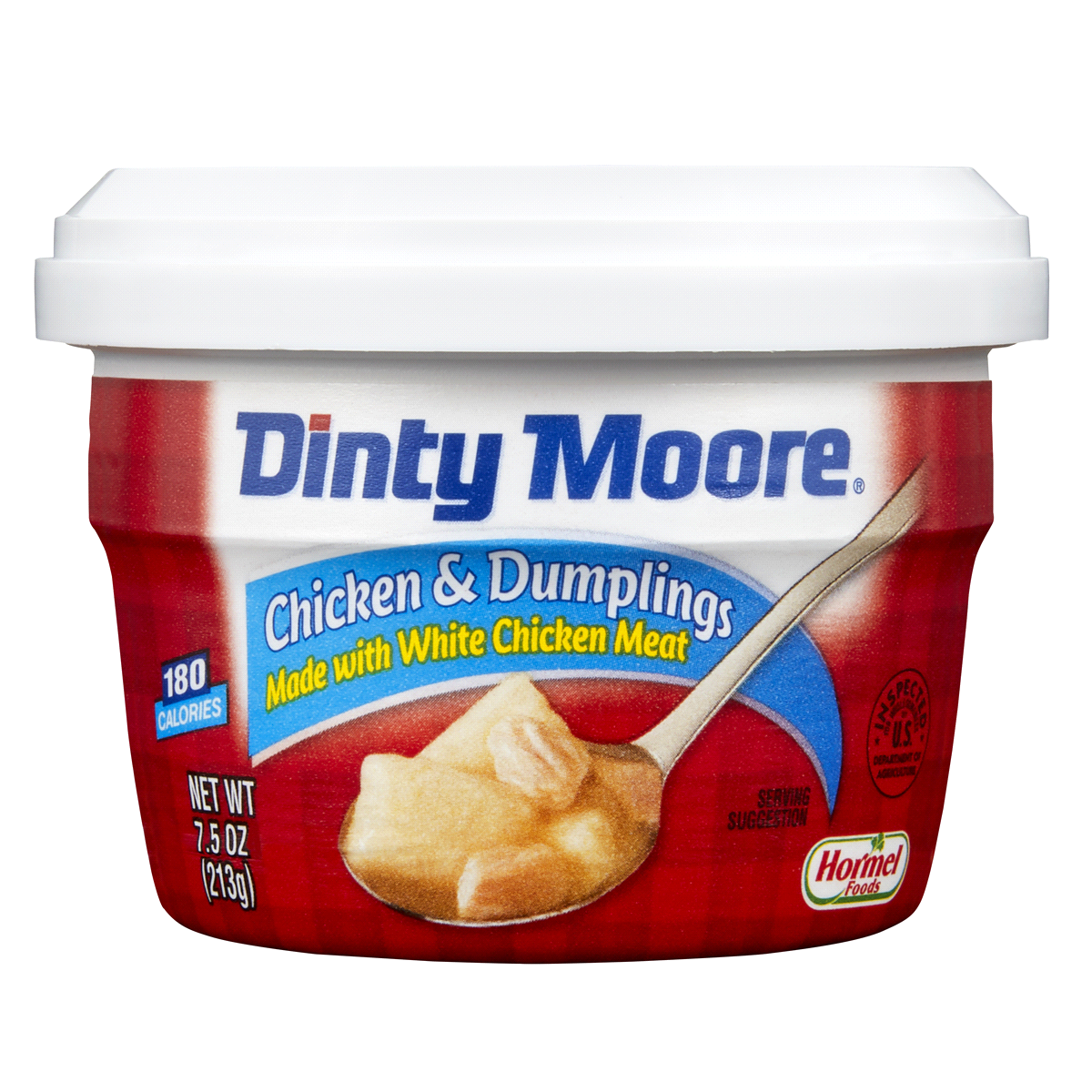 slide 1 of 1, Dinty Moore Microwave Chicken Dumplings, 7.5 oz