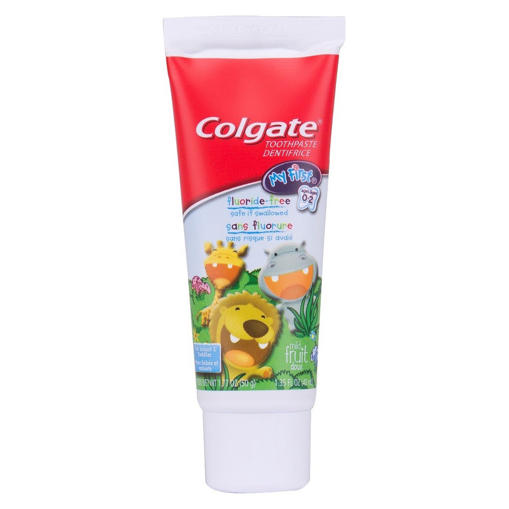 slide 4 of 5, Colgate My First Toothpaste Fluoride Free Mild Fruit Flavor, 1.75 oz