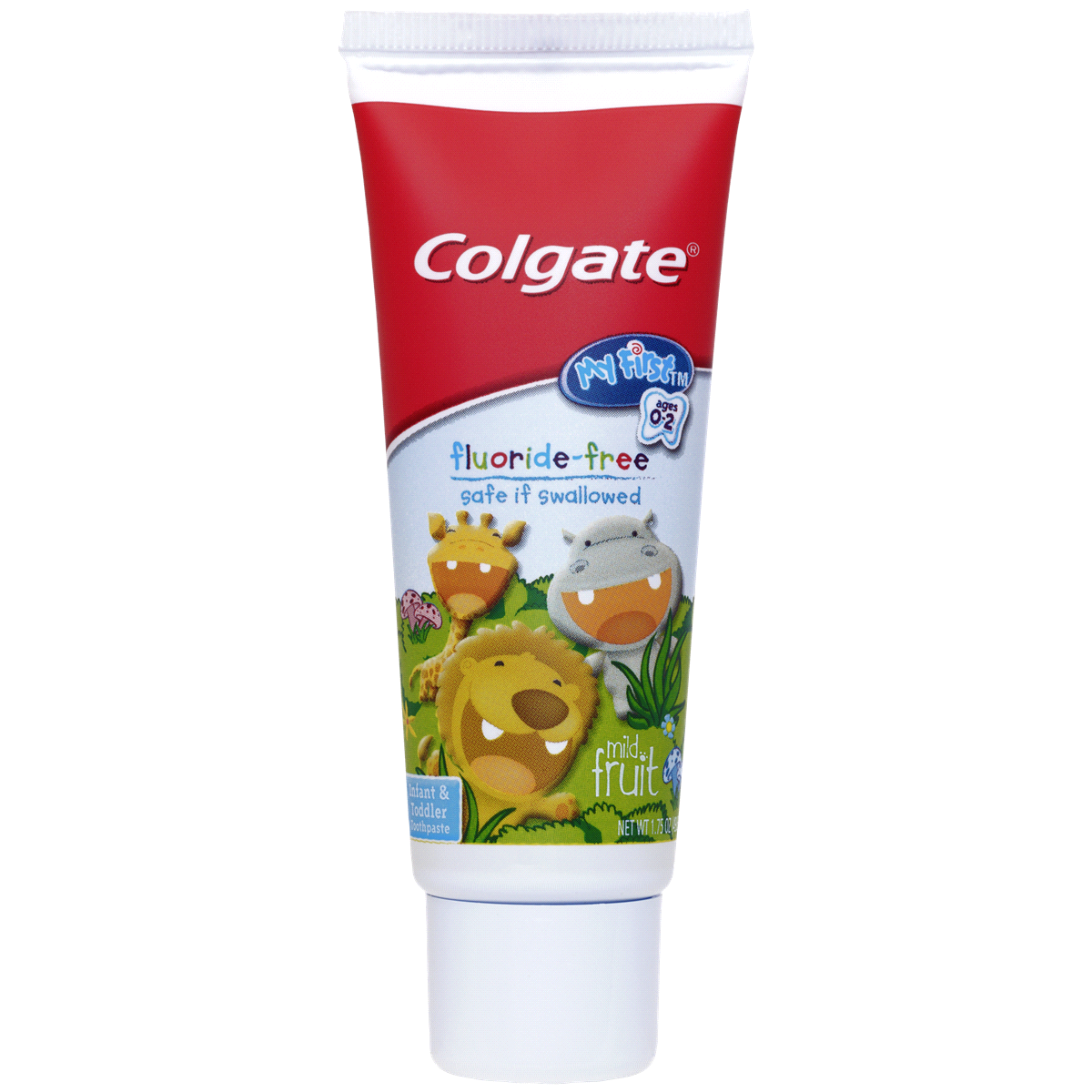 slide 2 of 5, Colgate My First Toothpaste Fluoride Free Mild Fruit Flavor, 1.75 oz