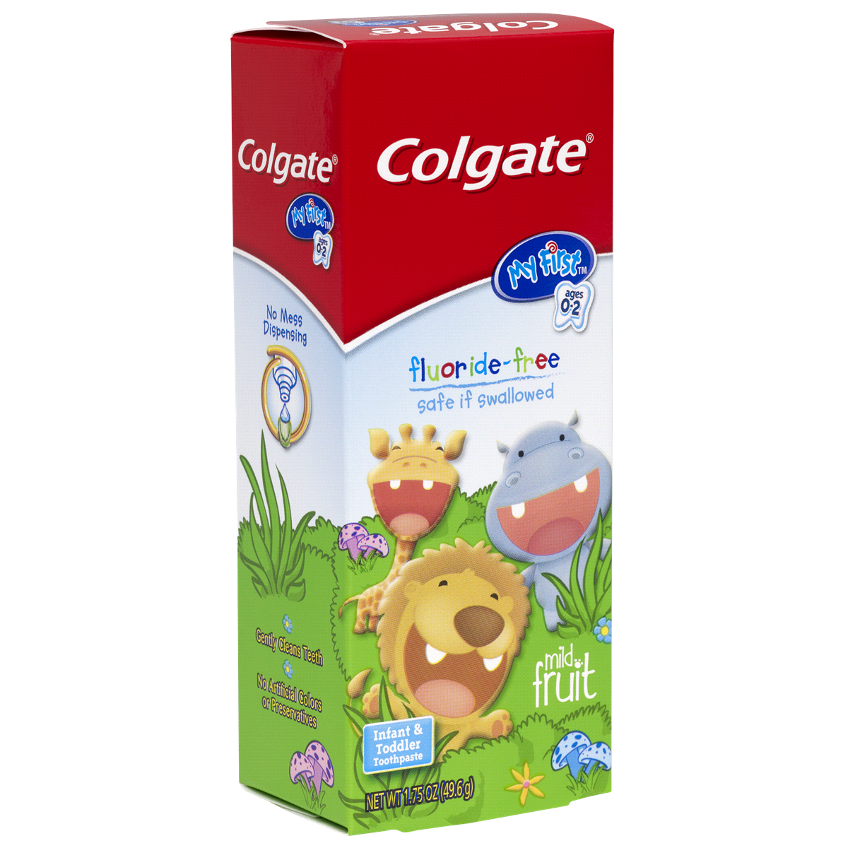 slide 3 of 5, Colgate My First Toothpaste Fluoride Free Mild Fruit Flavor, 1.75 oz