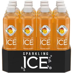 Sparkling ICE Zero Sugar Orange Mango Sparkling Water 12 -17 fl oz Bottles