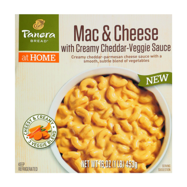 slide 1 of 1, Panera Bread At Home Mac & Cheese With Creamy Cheddar-Veggie Sauce Microwaveable Bowl, 16 oz