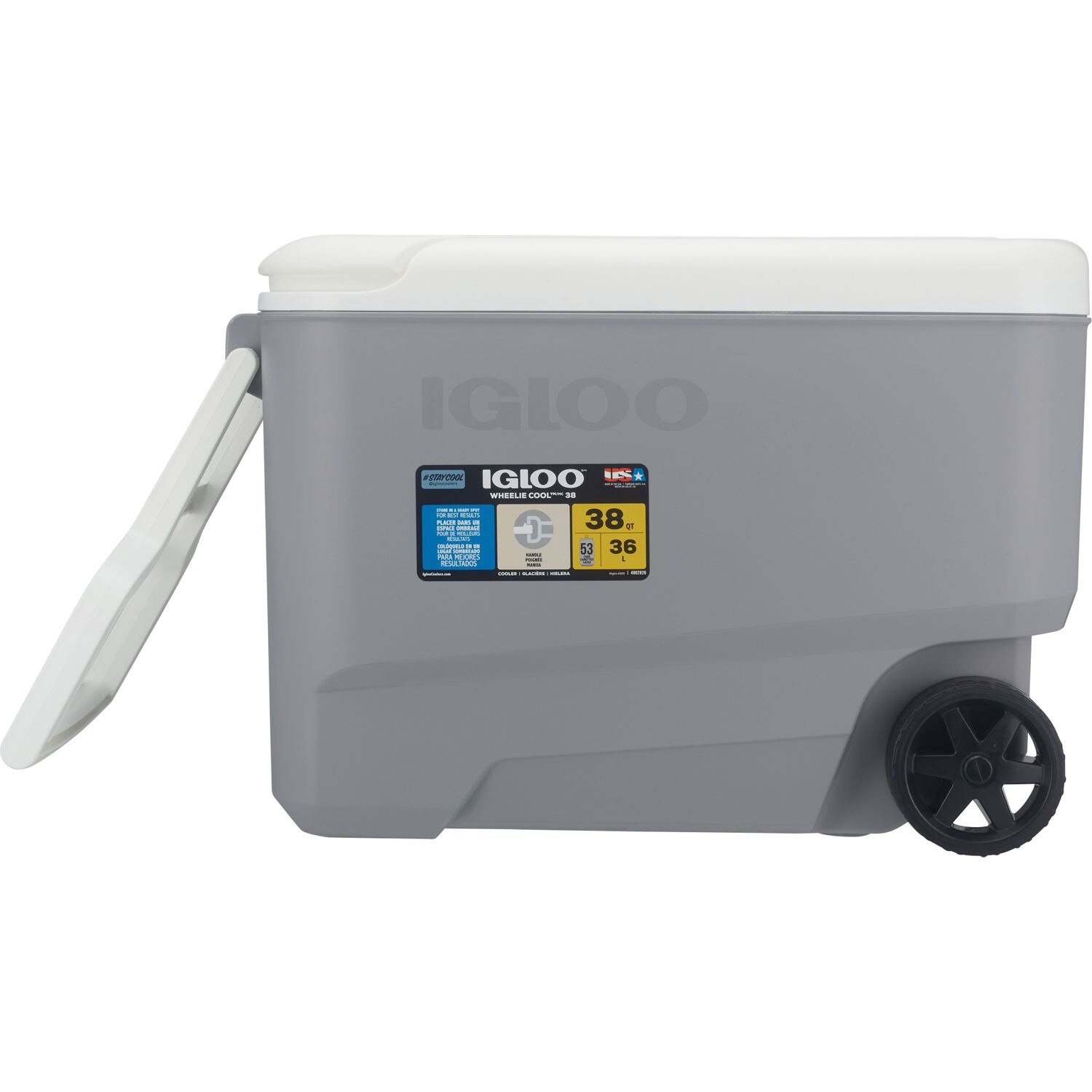 slide 2 of 3, Igloo Wheelie Cool Cooler, 38 Qt, 1 ct