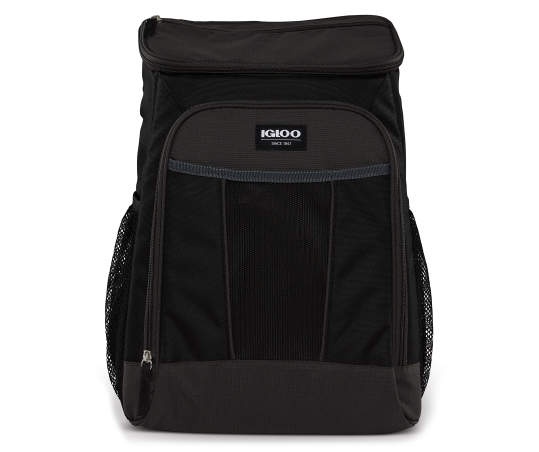 slide 1 of 1, Igloo Gray 24-Can Cooler Backpack, 1 ct