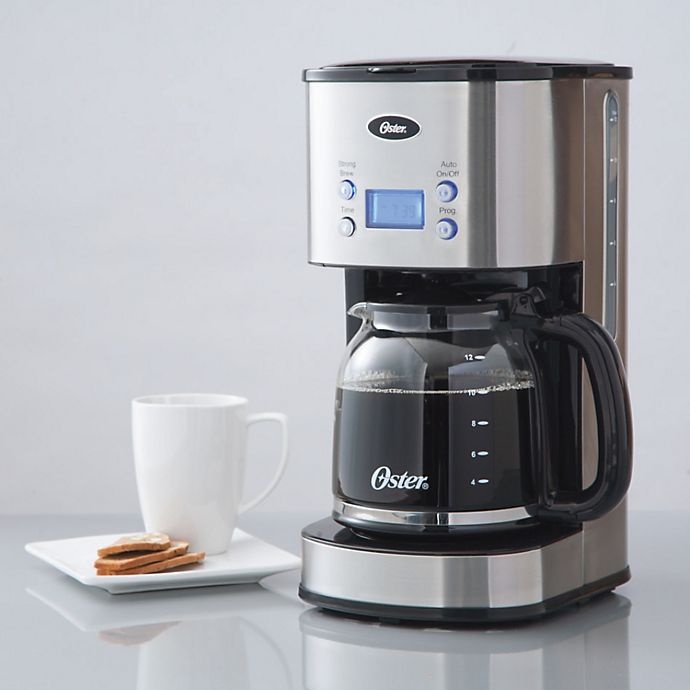 slide 2 of 2, Oster 12-Cup Stainless Steel Programmable Coffee Maker, 1 ct