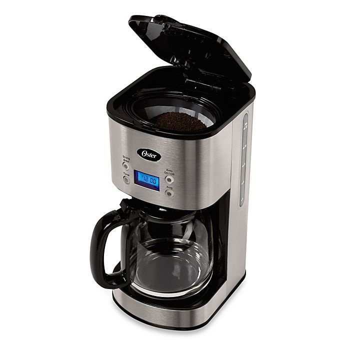 slide 1 of 2, Oster 12-Cup Stainless Steel Programmable Coffee Maker, 1 ct