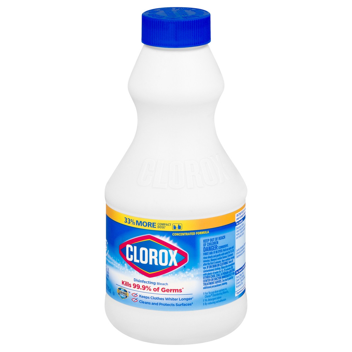 slide 9 of 9, Clorox Disinfecting Bleach 1.5 pt, 1.5 pint