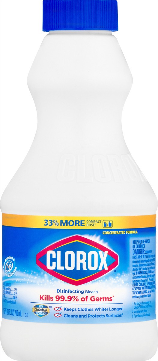 slide 5 of 9, Clorox Disinfecting Bleach 1.5 pt, 1.5 pint