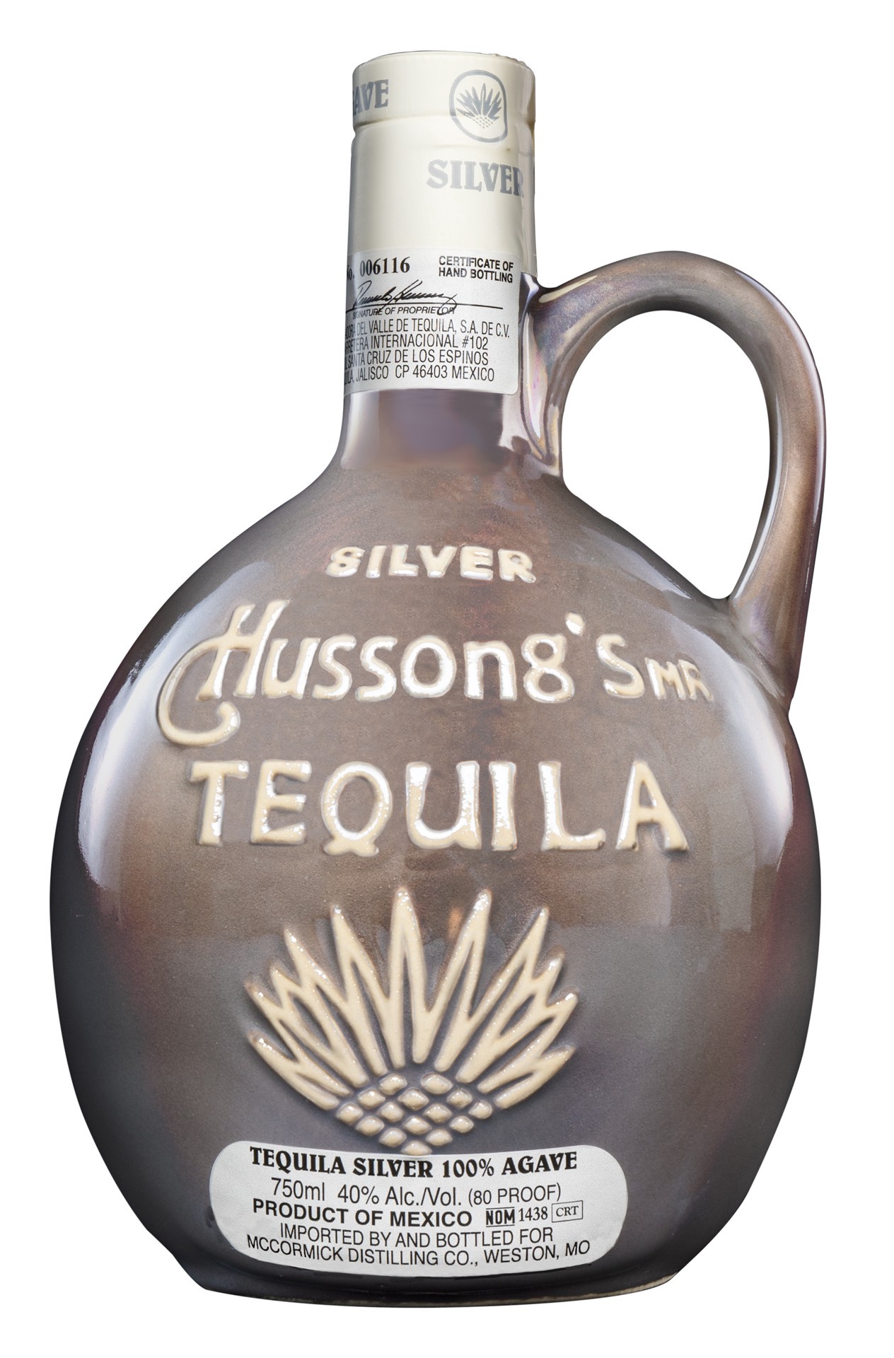 slide 1 of 1, Hussong's Silver Tequila, 25.4 oz