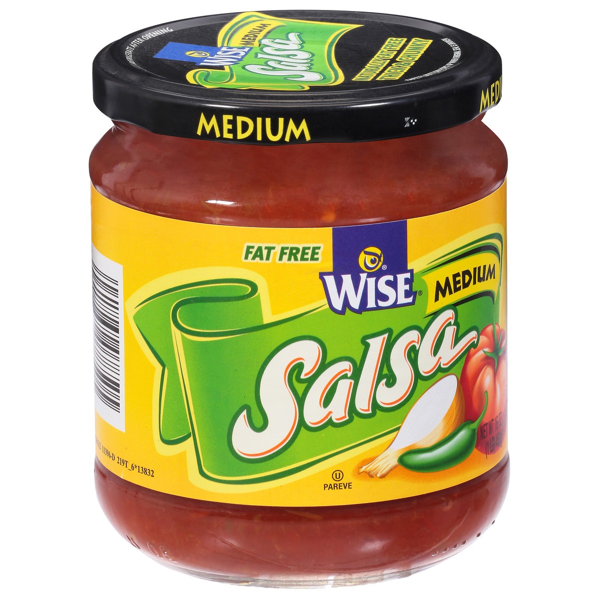 slide 4 of 9, Wise Fat Free Medium Salsa 16 oz, 16 oz