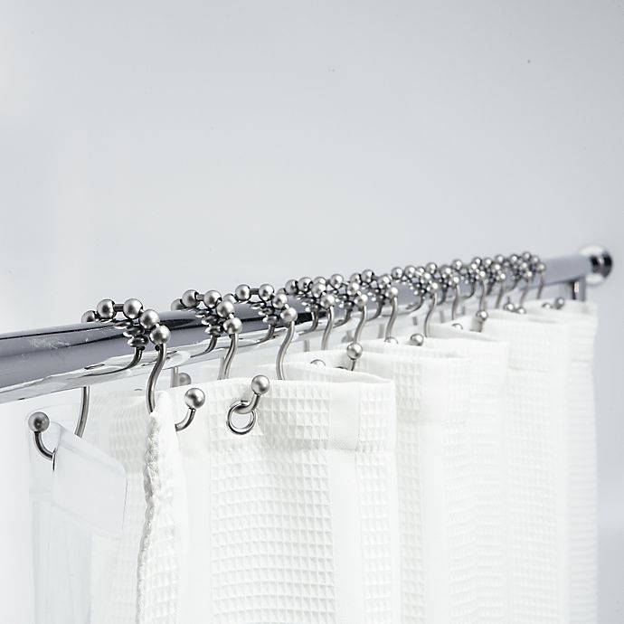 slide 2 of 2, Moen Double Shower Curtain Hooks - Chrome, 12 ct