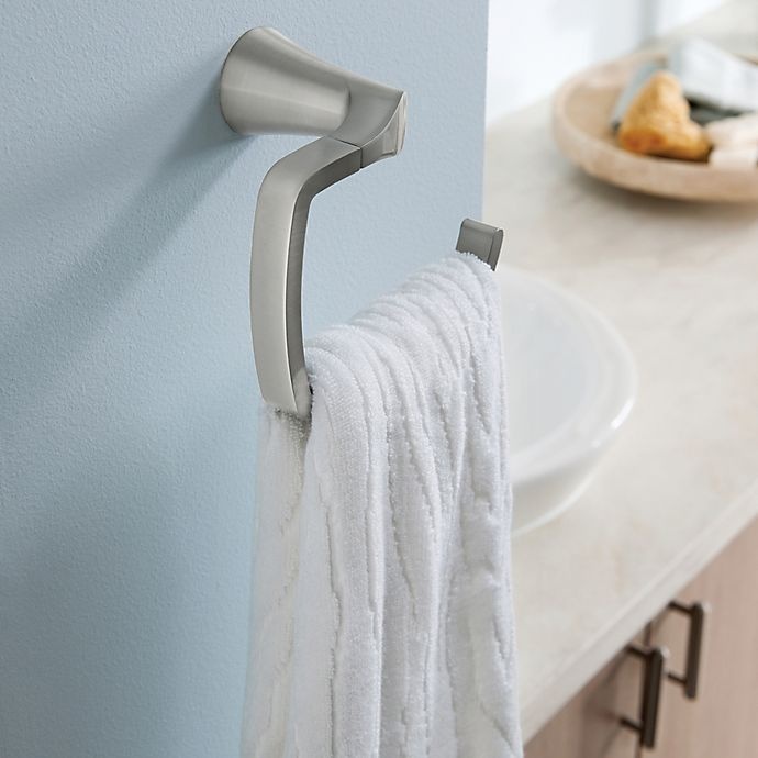 slide 2 of 2, Moen Danika Towel Ring - Brushed Nickel, 1 ct