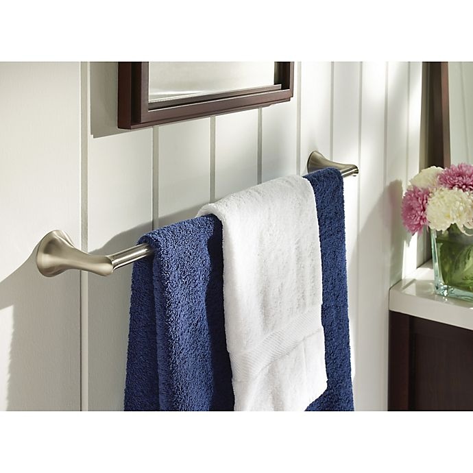 slide 2 of 2, Moen Darcy Towel Bar - Brushed Nickel, 18 in