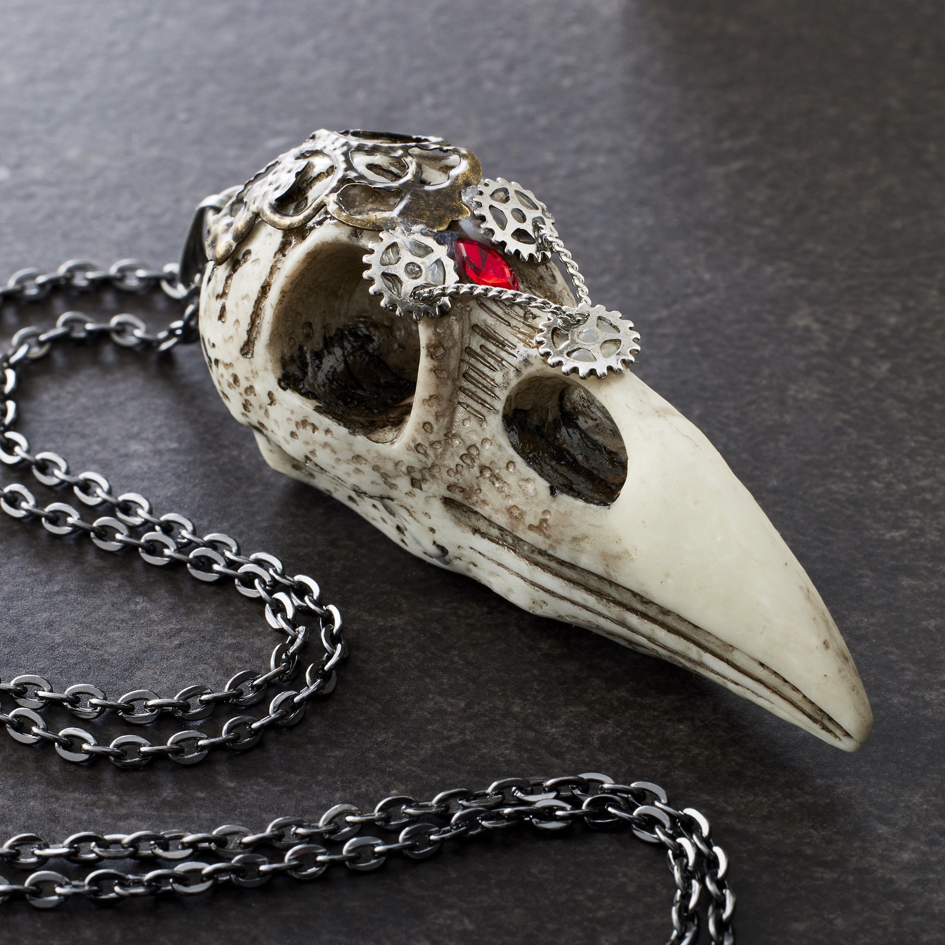 slide 2 of 3, Found Objects Bird Pendant By Bead Landing, 23mm x 60mm