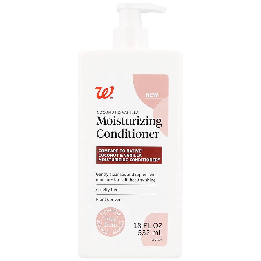 slide 4 of 5, Walgreens Moisturizing Conditioner Coconut & Vanilla, 18 fl oz