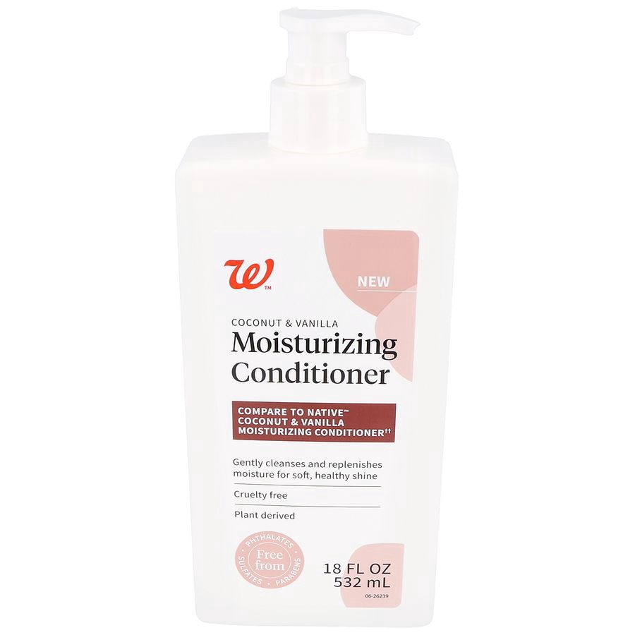 slide 1 of 5, Walgreens Moisturizing Conditioner Coconut & Vanilla, 18 fl oz