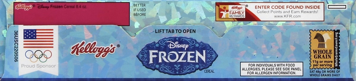 slide 2 of 6, Disney Frozen Cereal, 8.4 oz