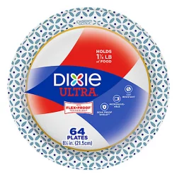 Dixie Ultra Paper Plates Printed 8 1/2 Inch