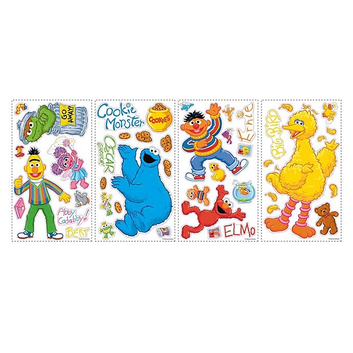 slide 2 of 2, RoomMates Sesame Street Wall Decals, 1 ct