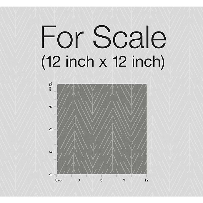 slide 6 of 9, RoomMates Twig Hygee Herringbone Peel & Stick Wallpaper - Grey/Charcoal, 1 ct