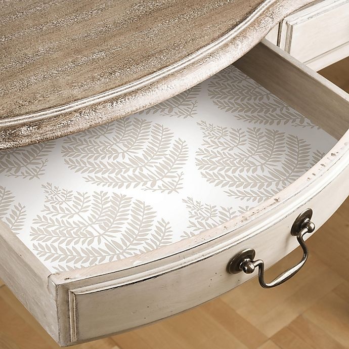 slide 4 of 8, RoomMates Hygge Fern Damask Peel & Stick Wallpaper - Taupe, 1 ct