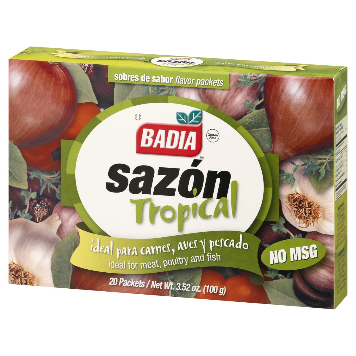 slide 5 of 9, Badia Sazon Tropical Flavor Packets 20 ea, 20 ct