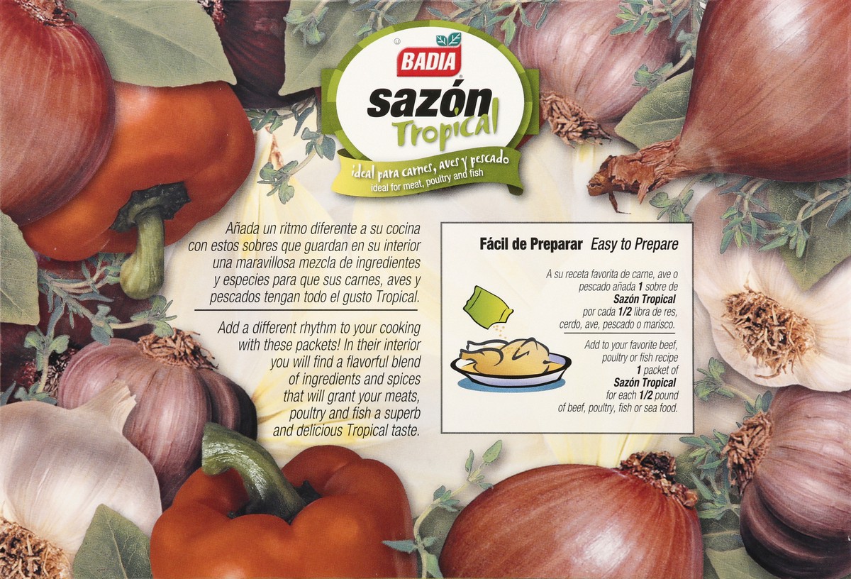 slide 7 of 9, Badia Sazon Tropical Flavor Packets 20 ea, 20 ct