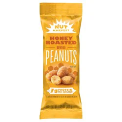 Nut Harvest Whole Peanuts Honey Roasted 3.325 Oz