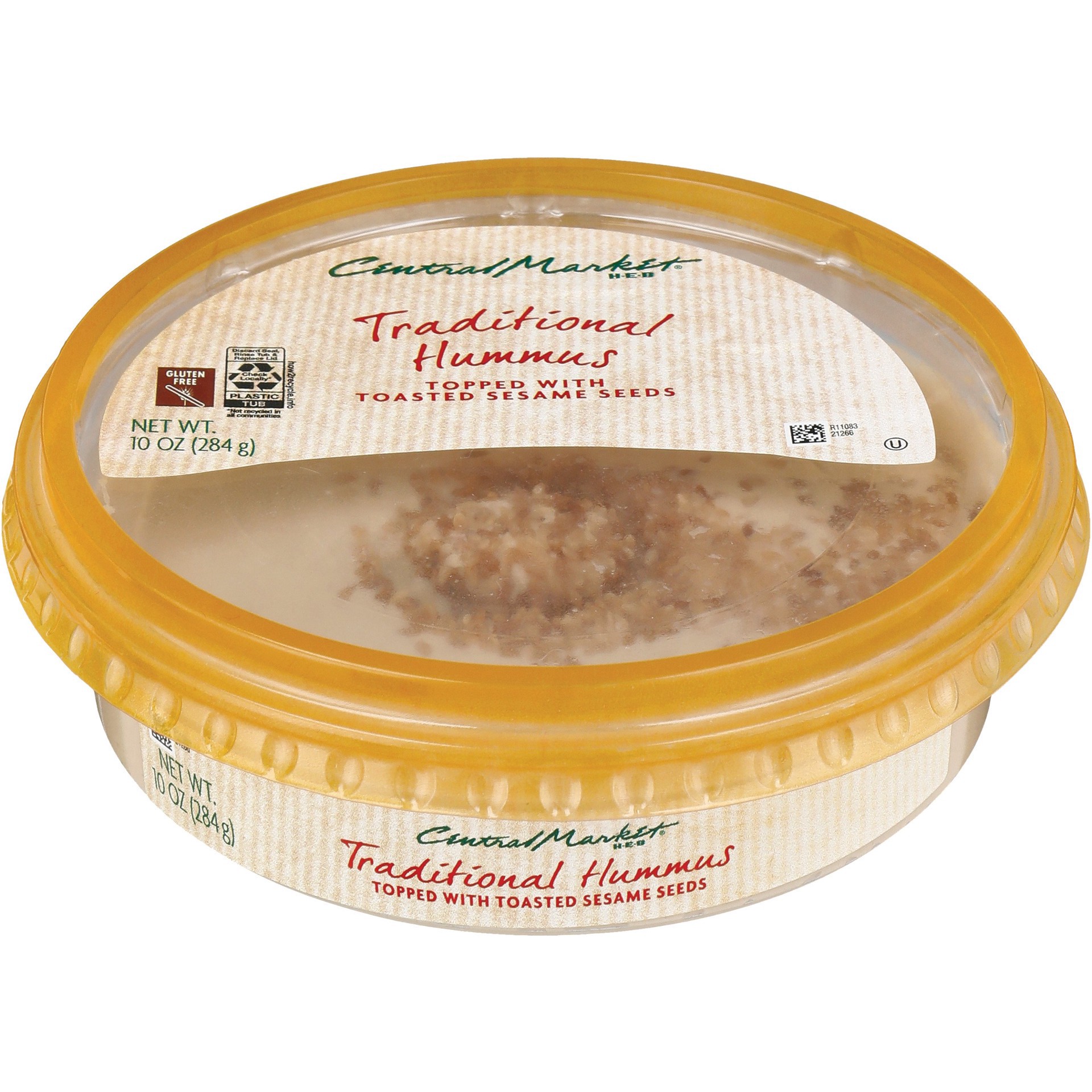 slide 1 of 1, Central Market Traditional Hummus, 10 oz