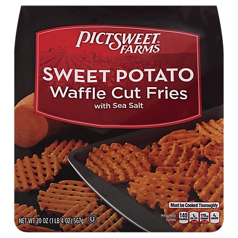 slide 1 of 1, Pictsweet Sweet Potato Fries Waffle Cut With Sea Salt, 20 oz