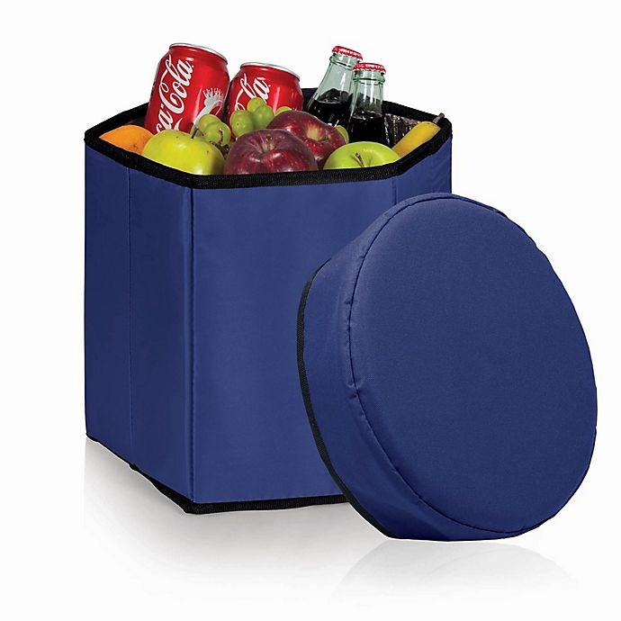 slide 5 of 5, Picnic Time Oniva Bongo Cooler Seat - Navy, 1 ct