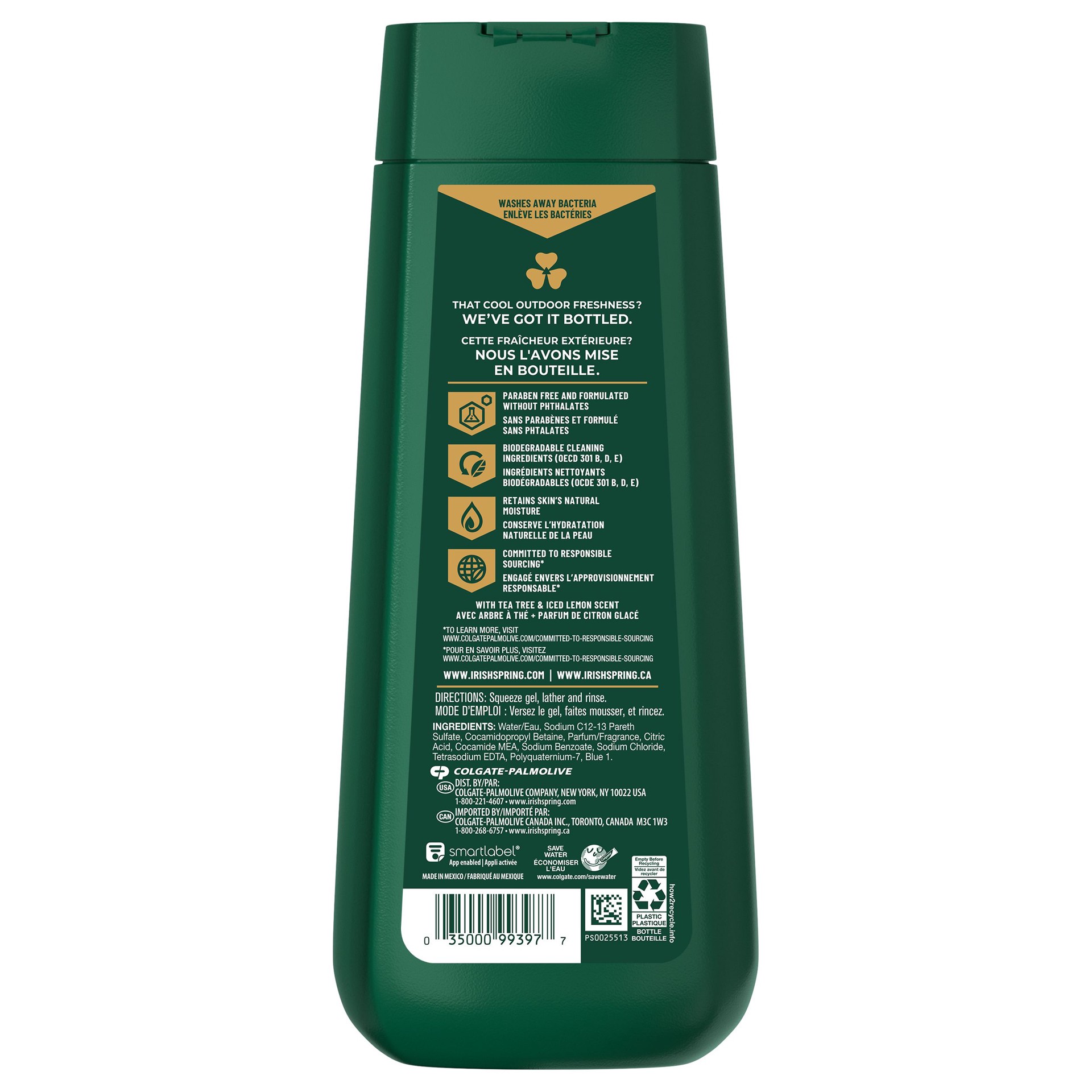 slide 3 of 4, Irish Spring Ultimate Wakeup Moisturizing Face + Body Wash 20 fl oz, 1 ct