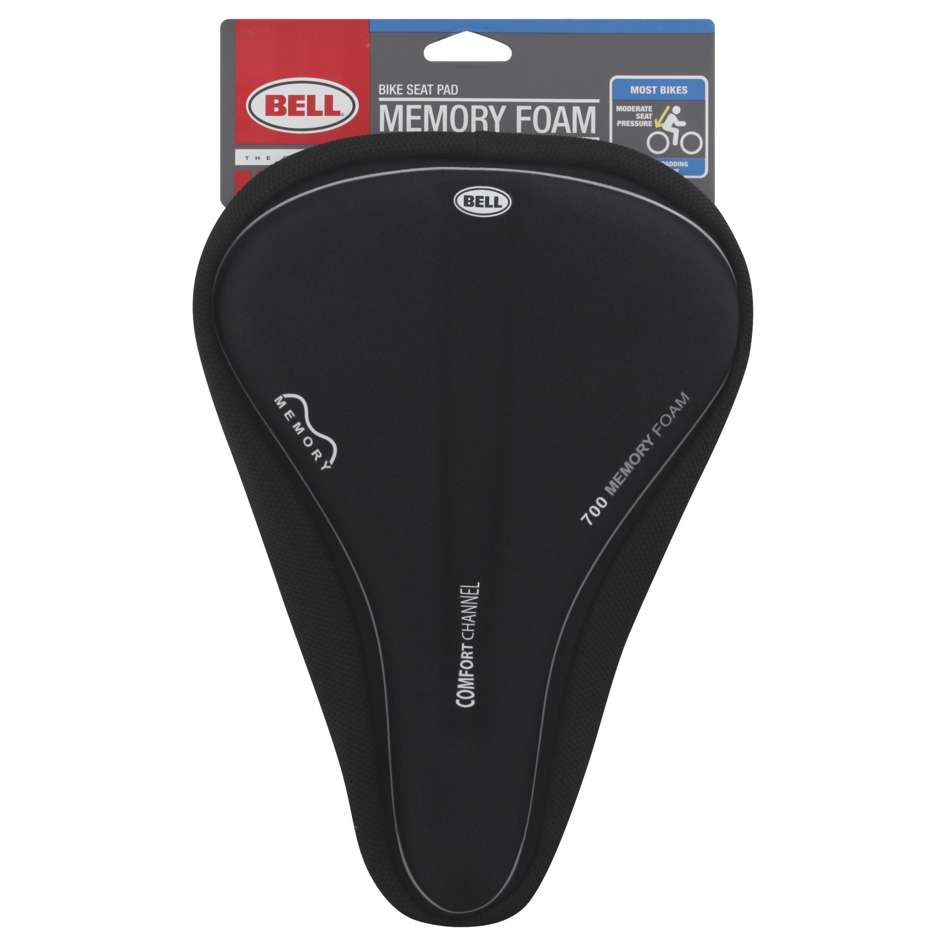 slide 1 of 1, Bell Memory Foam Bike Seat Cover, 1 ct