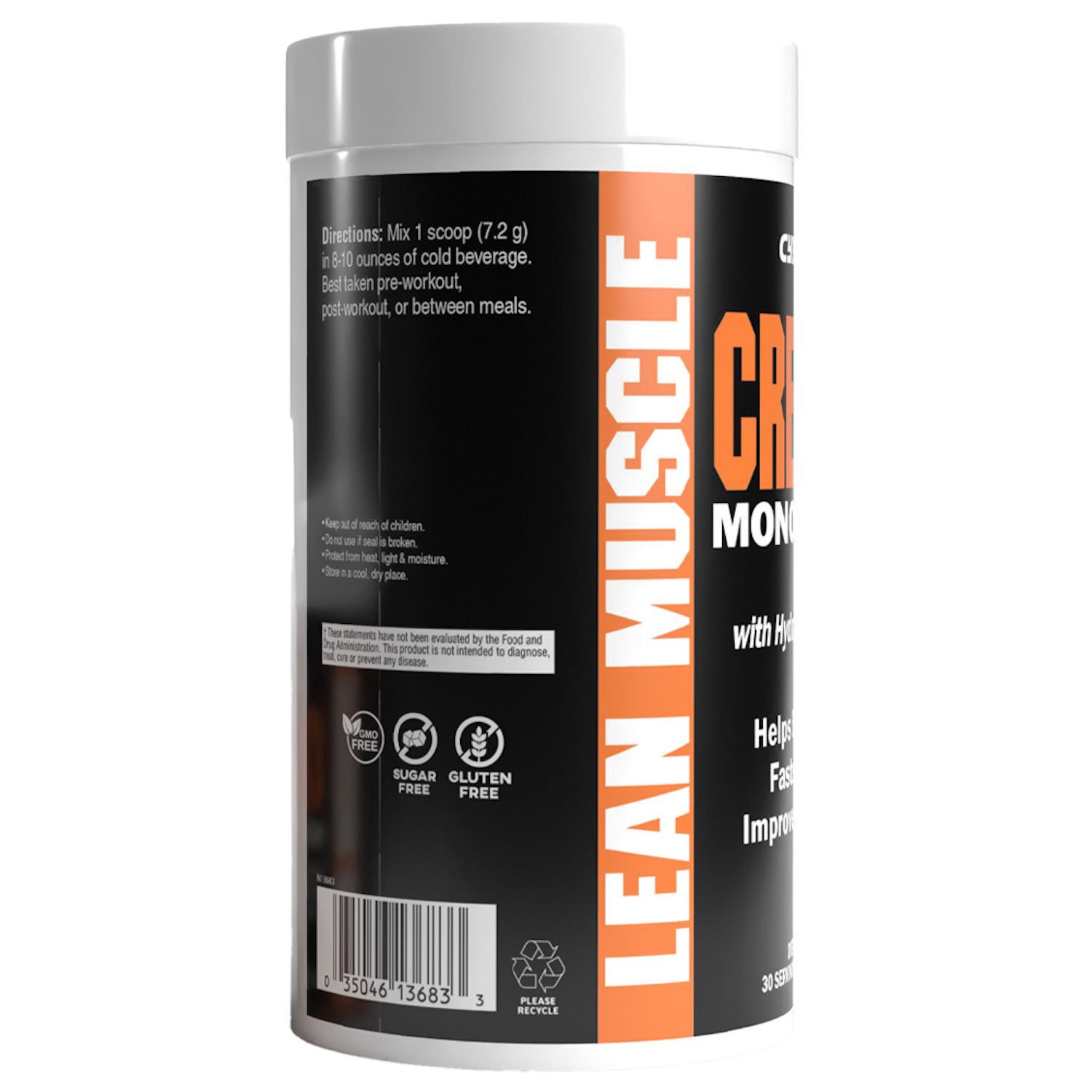 slide 2 of 3, Cybergenics Creatine Powder Orange, 7.61 oz
