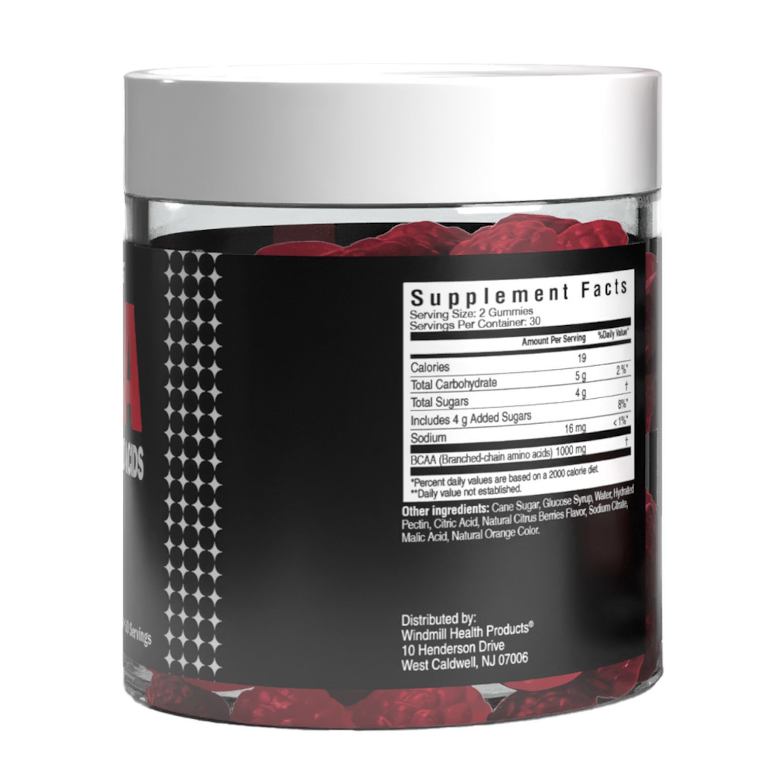 slide 2 of 3, Cybergenics Bcaa Gummy Citrus Berry, 60 ct