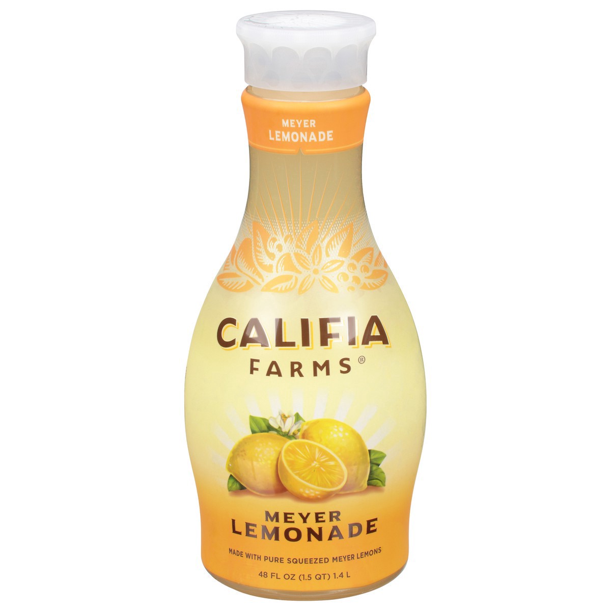 slide 1 of 9, Califia Farms Meyer Lemonade Juice Drink, 48 fl oz