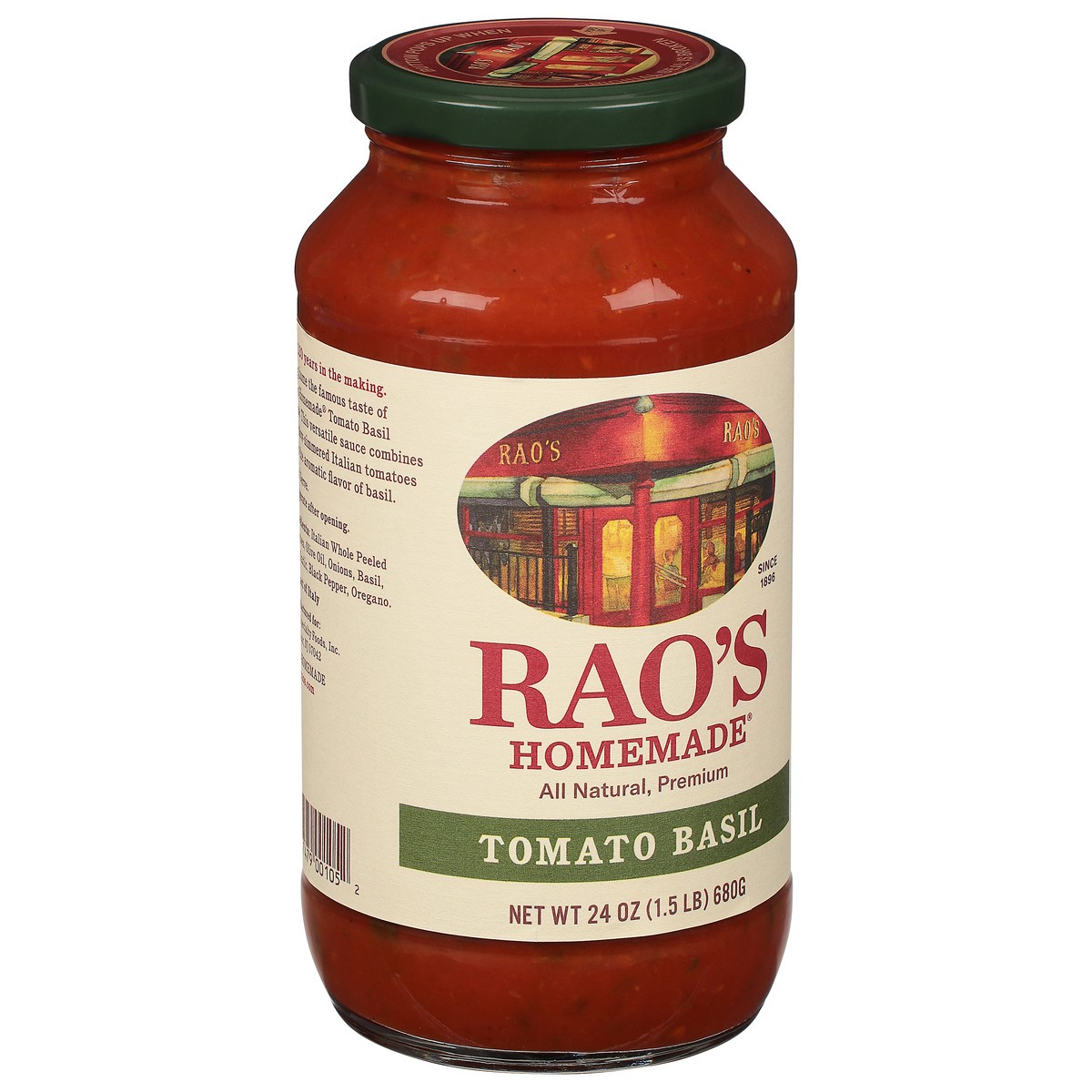 slide 6 of 9, Rao's Homemade Tomato Basil Sauce 24 oz, 24 oz