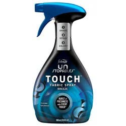 Febreze Unstopables Touch Fabric Spray and Odor Fighter, Breeze, 27 oz