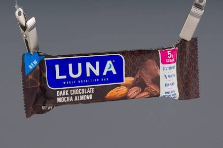 slide 1 of 5, CLIF Bar Luna Dark Choc Almond 5g Sugar, 1.48 oz
